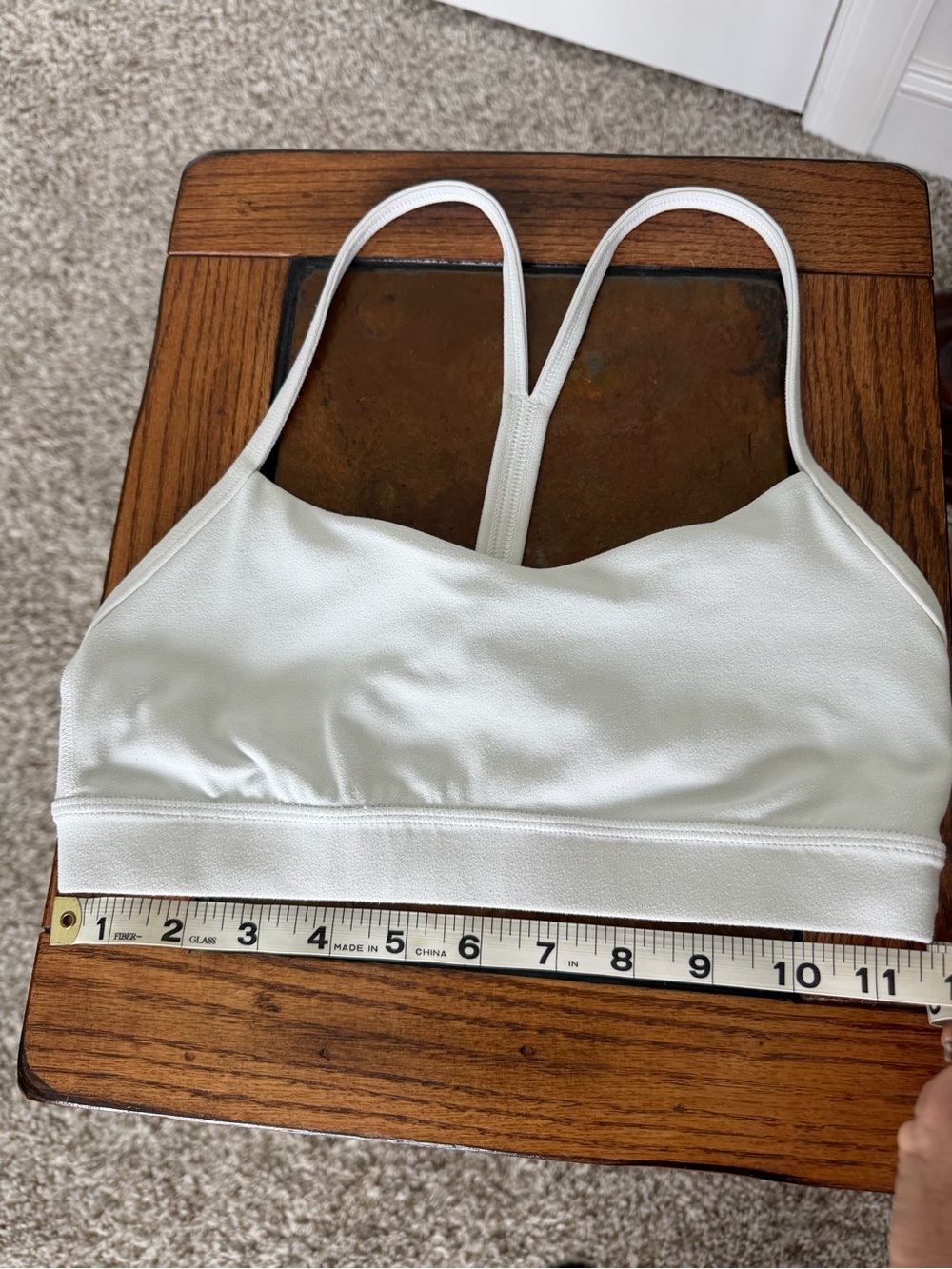 lululemon athletica White Seamless Racerback Bralette